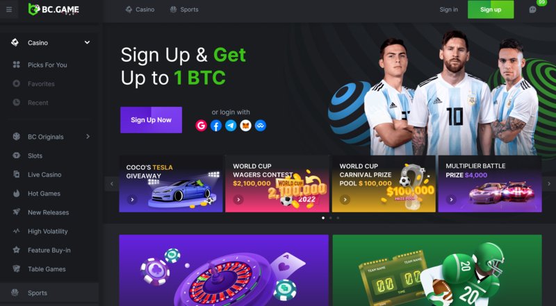 Discover the Excitement of BC.Game Casino 2 Discover the Excitement of BC.Game Casino 2